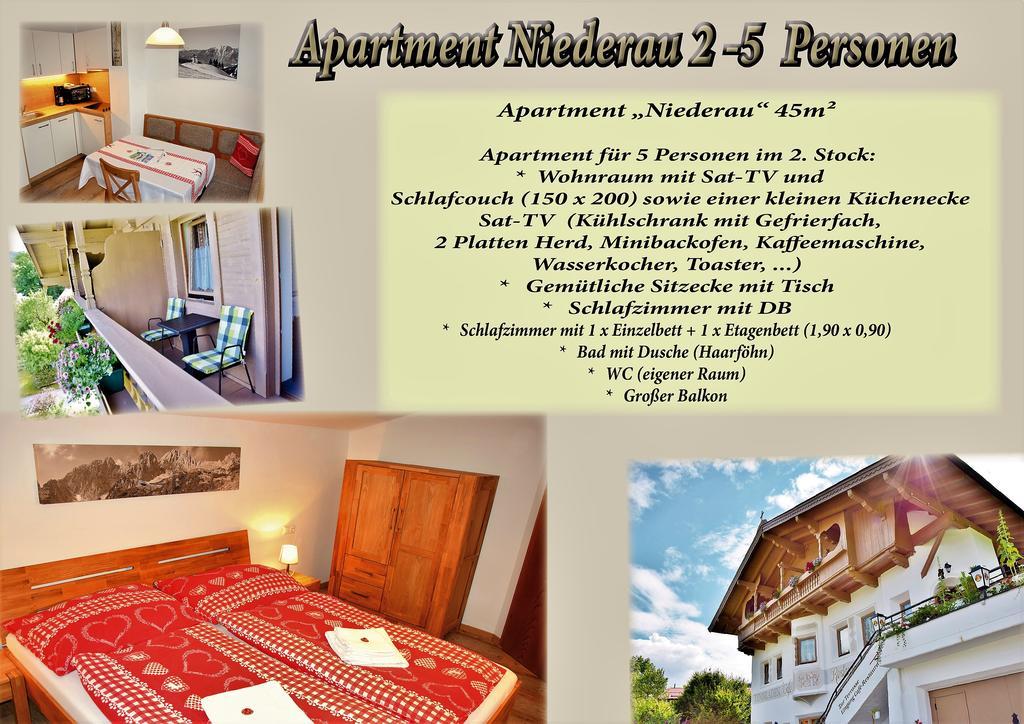 Tennladen Apartments Niederau Bagian luar foto